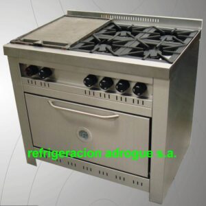 cocina corbelli.LINEA PROFESIONAL. 4 HORNALLAS Y PLANCHA