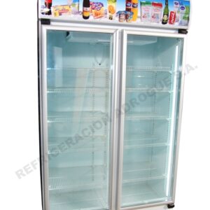 heladera. vertical. exhibidora 2 puertas. VISSI COOLER.