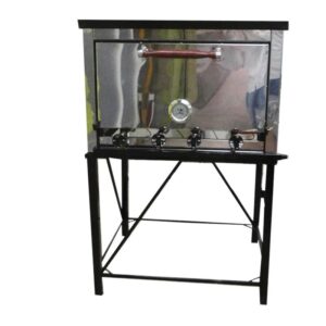 horno pastelero. 6 moldes. con base.