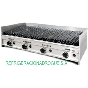 parrillas corbelli a gas. En acero inoxidable.