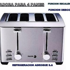 TOSTADOR ELECTRICO PARA 4 PANES
